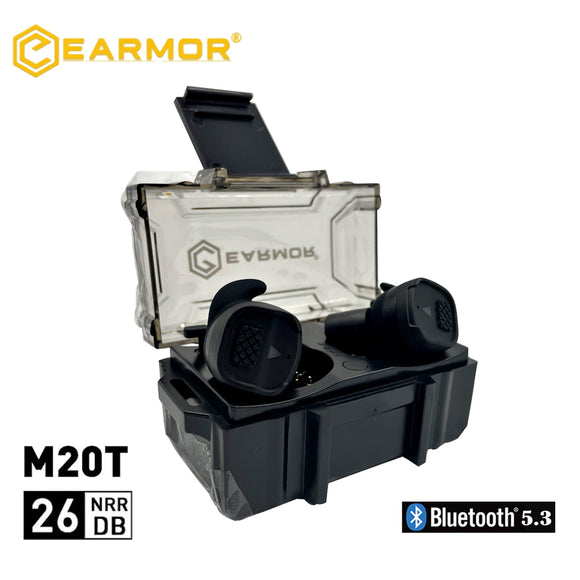Earmor M20T Electronic Shooting Ear Protection Earbuds Wireless BT5.3 Noise Cancelling Ear Plugs Hearing Protection for Hunting